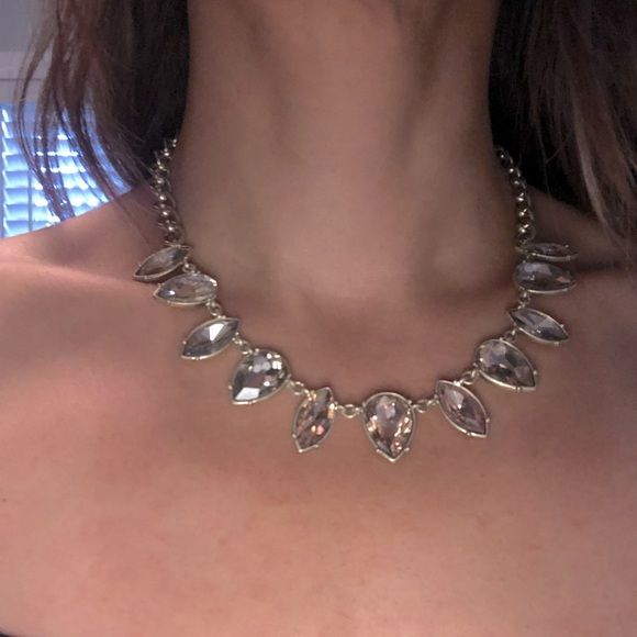 RW&Co. Pink and grey Gemstone necklace 19” - Picture 2 of 6